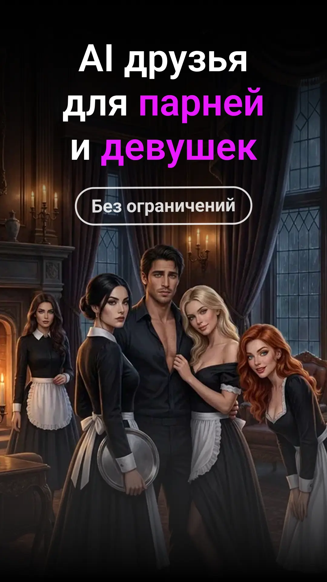 Скриншот приложения Виртуальная девушка