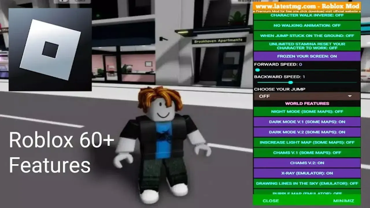 Скриншот приложения Mod Menu For RBX