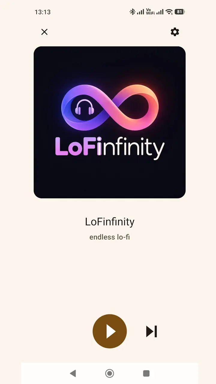 Скриншот приложения LoFinfinity
