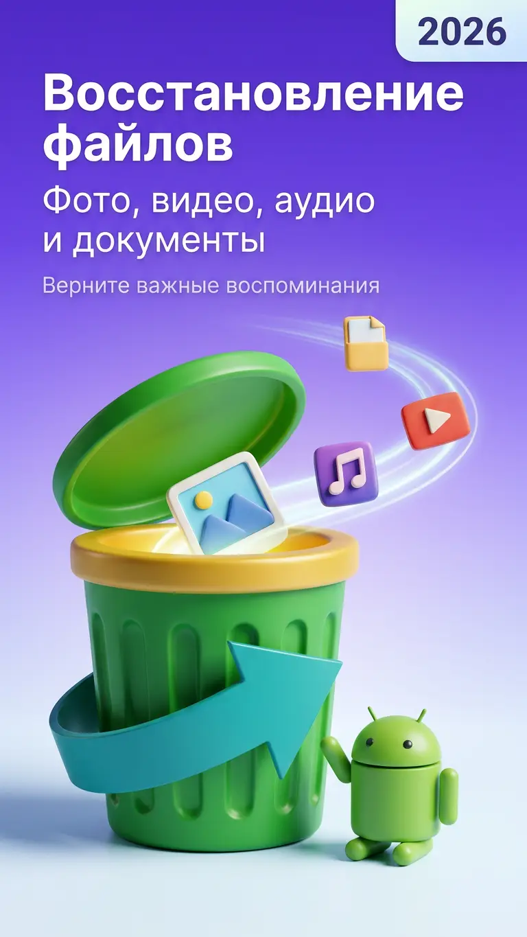 Скриншот приложения Восстановление файлов