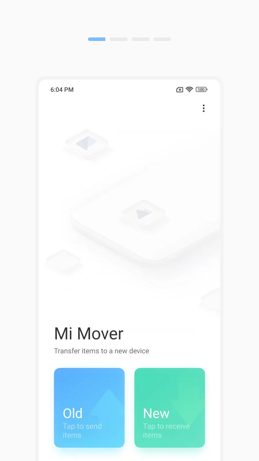 Скриншот приложения Mi Mover