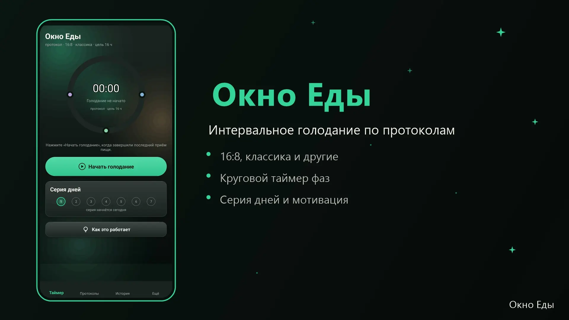 Скриншот приложения Окно Еды