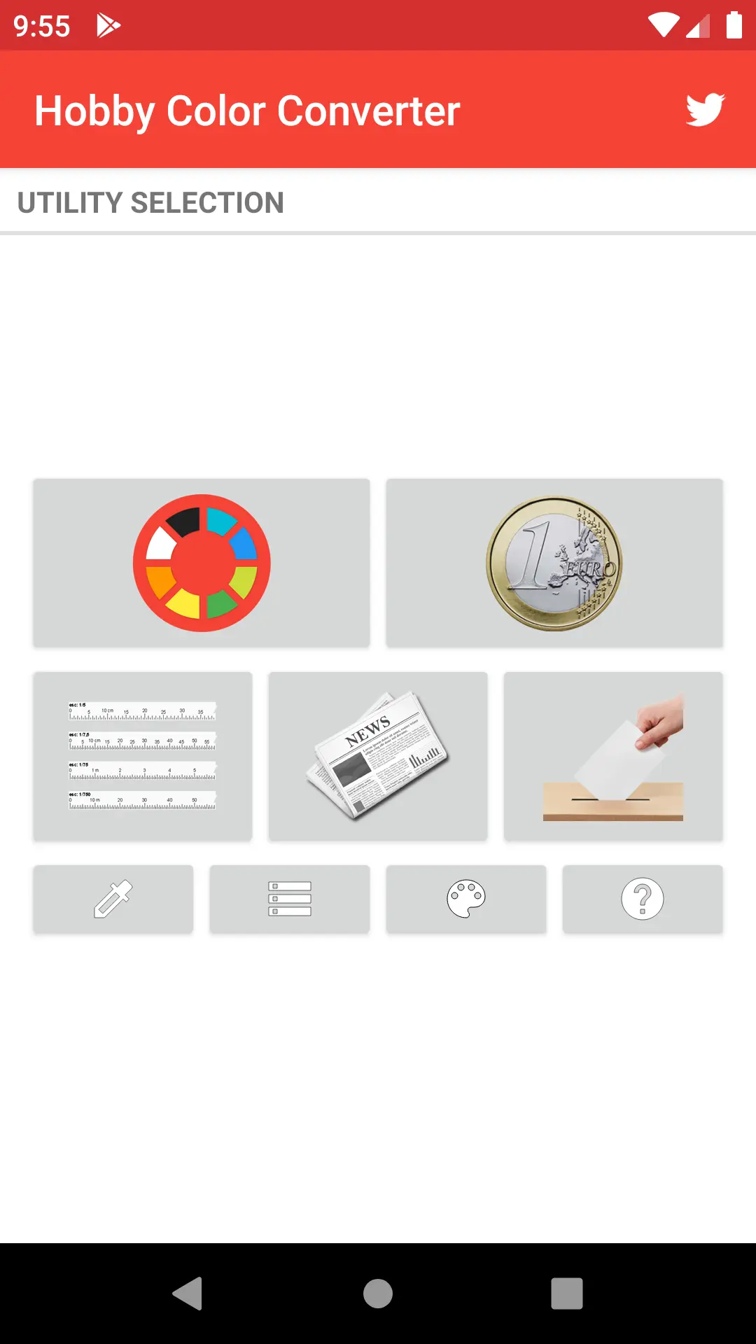 Скриншот приложения Hobby Color Converter