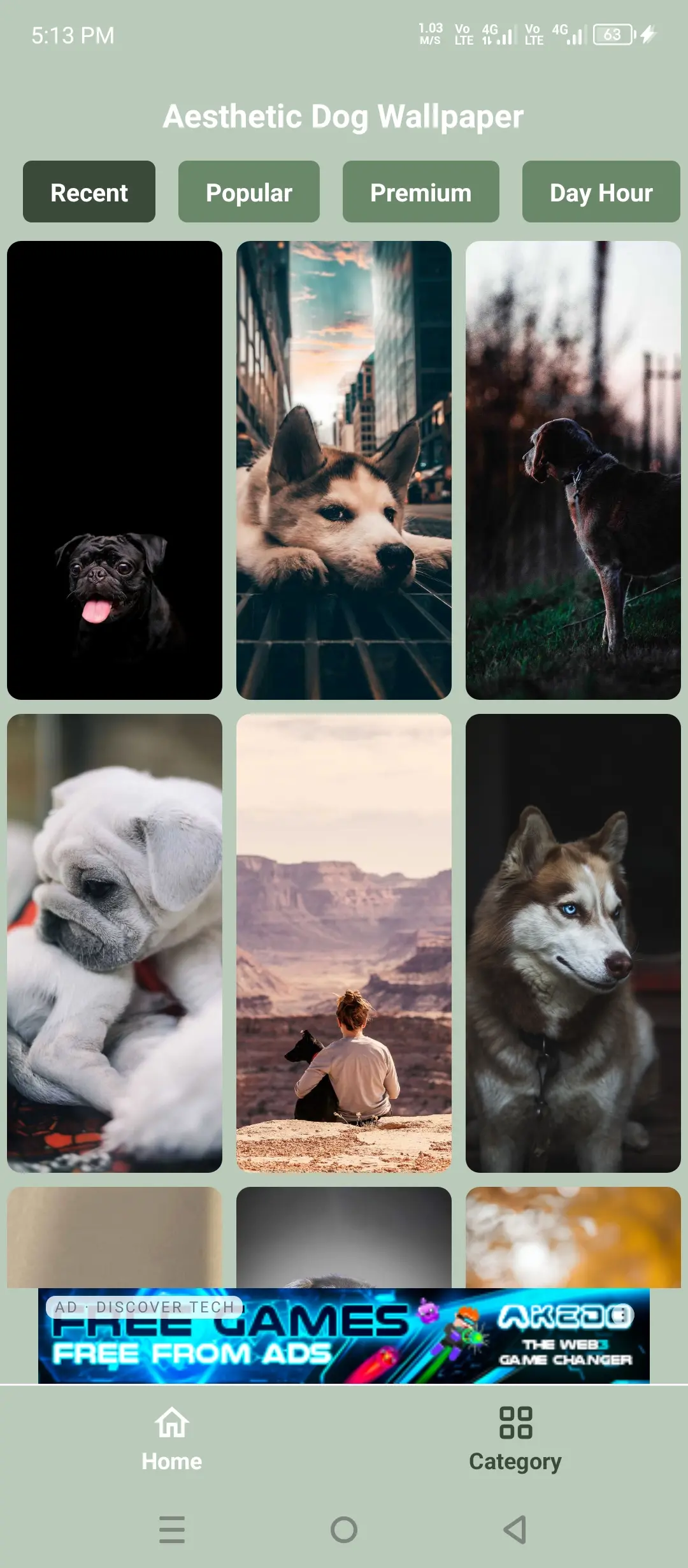 Скриншот приложения Aesthetic Dog Wallpaper