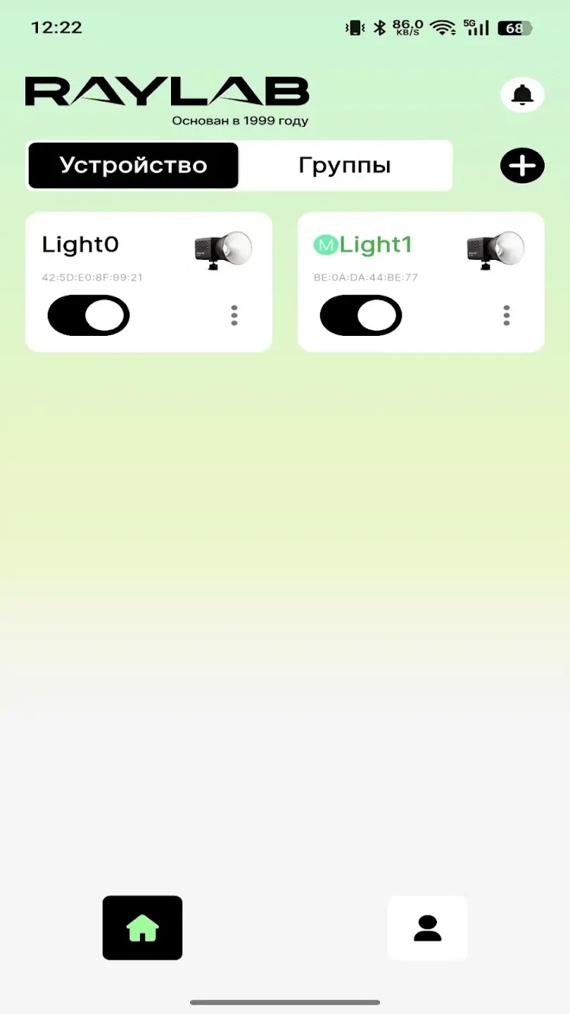 Скриншот приложения Raylab lights