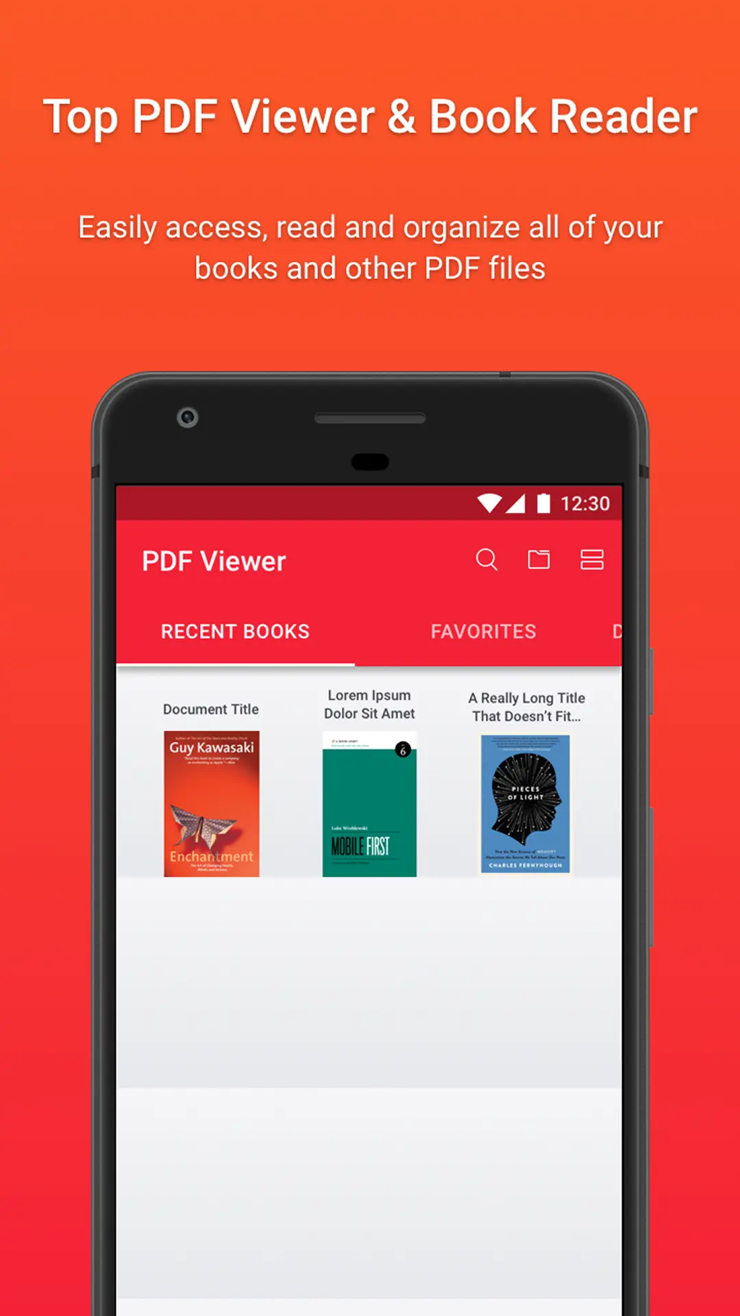 Скриншот приложения PDF Viewer & Book Reader
